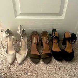 Heels 3 for $50 or 1 for $18